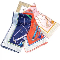 Sgarffiau Silk Oren Rhad